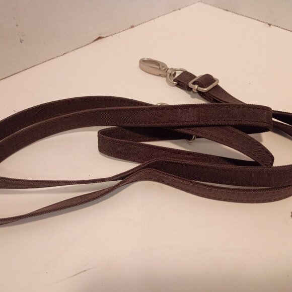 BAGGALLINI Gray Nylon Convertible Clutch/Crossbody Bag Small Twist Lock - Picture 11 of 12